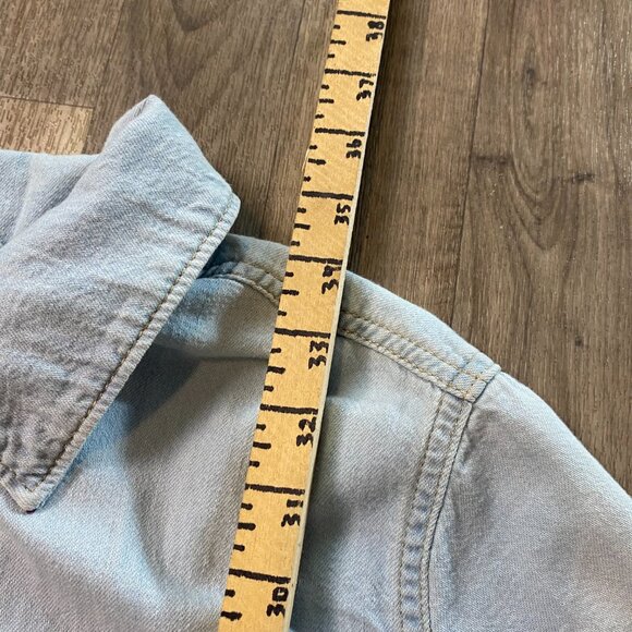 Levi's Short Sleeve Denim Romper Women's XXL Lightwash - Picture 8 of 11